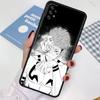 Чехол для Samsung Galaxy A52 A12 A32 A51 A21s A71 A13 A53 A22 A31 A72 A03 A02s A41, черный чехол для телефона, милый чехол для телефона Jujutsu Kaisen Anime
