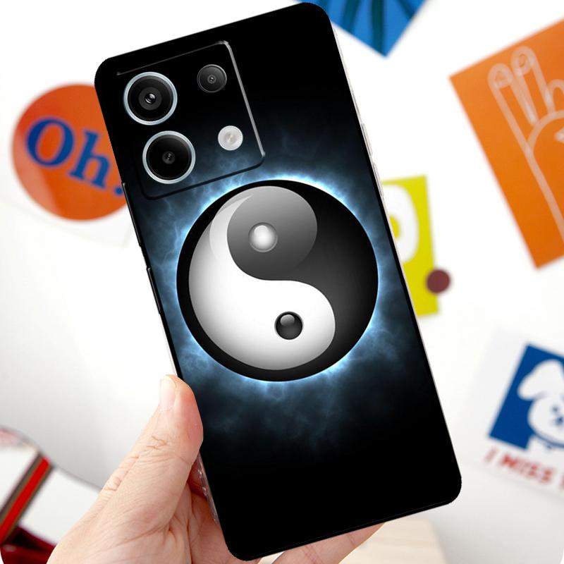 Чехол Багуа Тайцзи Инь Ян для Xiaomi Redmi Note 14 13 10 11 12 Pro 10S 11S 12S Чехол для Redmi 15 13C 12C 10C 14C