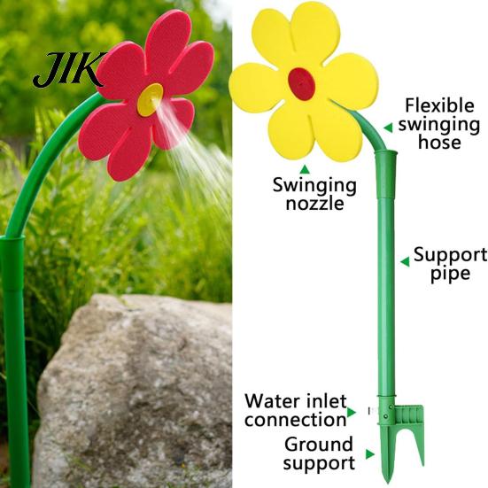 High-Quality Outdoor Sprinkler Dancing Flower Water Crazy with Spike 360-Degree Rotating Fun Yard Watering Device Lawn for Garden Irrigation Kids Pets
