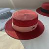 New hat women's spring and summer flat top top hat adjustable French British sunshade sunscreen travel versatile seaside
