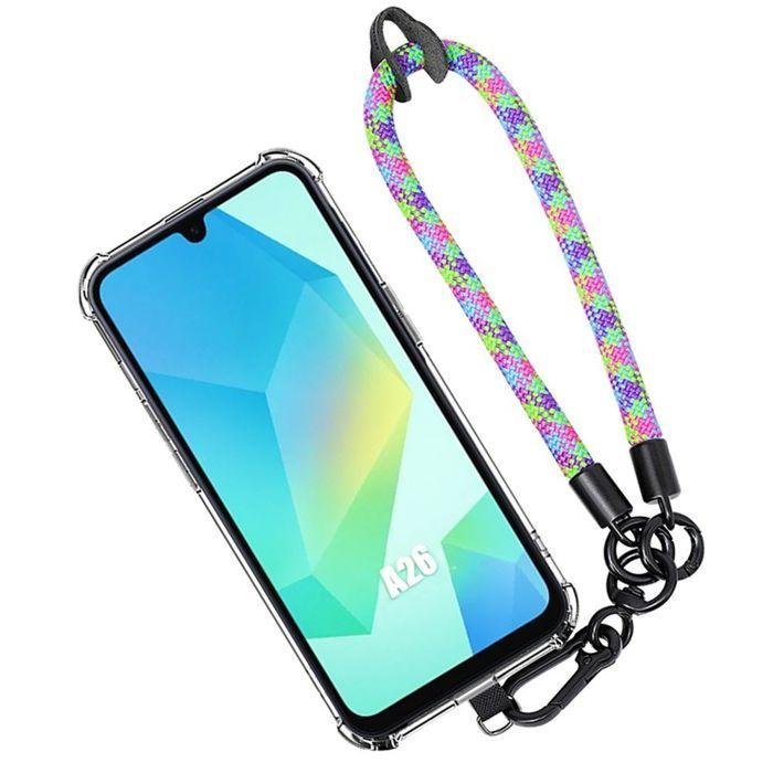 Protective Case - BOOLING - Samsung Galaxy A26 5G - Shockproof - Multicolor - Detachable Bracelet