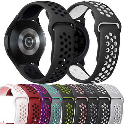 Силиконовый ремешок 20/22 мм для Samsung Galaxy Watch 3 4 классический ремешок Gear S3 46/42 мм Huawei Watch GT2 Correa браслет Active 2 40 мм 44 мм ремешок