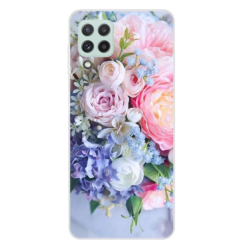 Чехол для Samsung Galaxy M22 M32 4G, задняя крышка для телефона Samsung M22, мягкий чехол для Samsung M32 4G M 22 32, черный чехол из ТПУ 6,4 дюйма