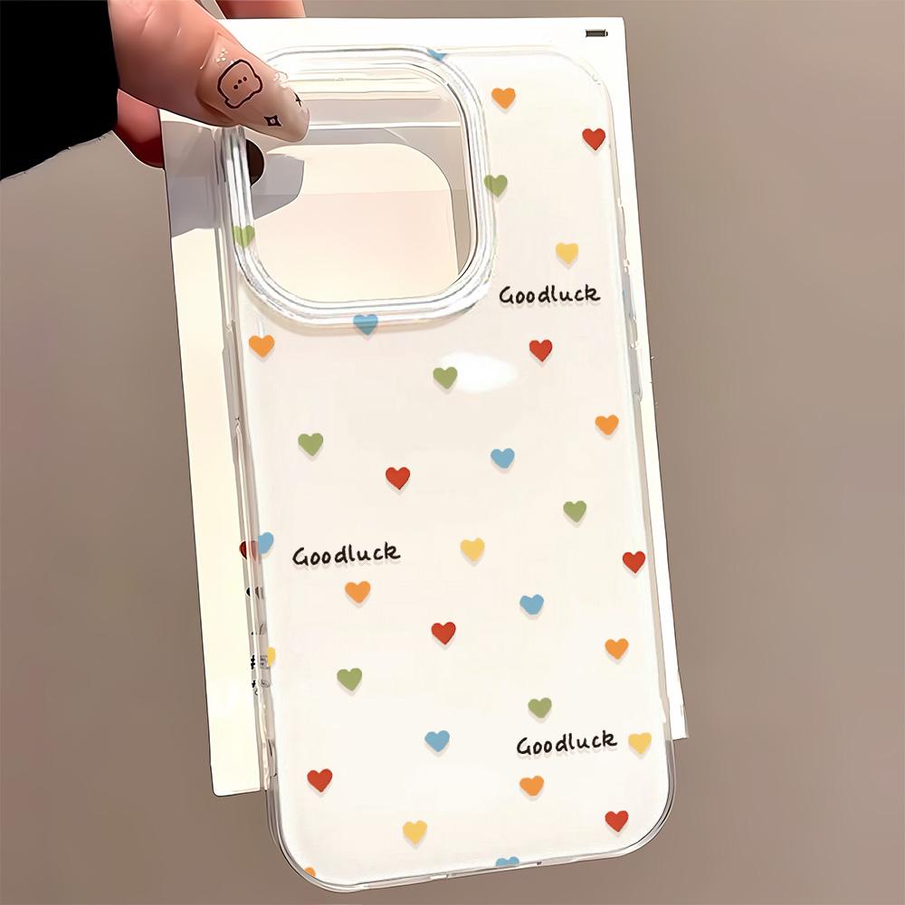 Painted Phone Case for iPhone 12 13 15 16 iPhone 16 12 13 14 15 Pro 14 15 16 Pro Max Coverage Shockproof Anti-Fingerprint Fresh Style Protective Case