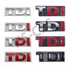 3D Металлическая эмблема Tdi Эмблема TDi Наклейки на переднюю решетку автомобиля Наклейка на заднюю крышку багажника Для Golf Sagitar Magotan Polo Santana Vista Lavida