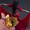 2 шт. пальчиковые тарелки для танца живота, металлические железные пальчиковые тарелки, музыкальный инструмент, аксессуары для танца живота, пальчиковый танец