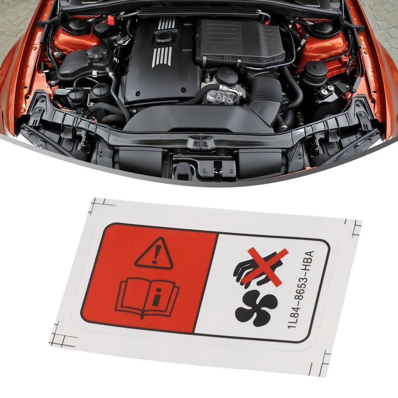 Fan Label Sticker Safety Warn Stickers For Mazda 2 3 5 For CX-7 For CX-9 2004-2015 YF47-15-031 Replacement Car Part