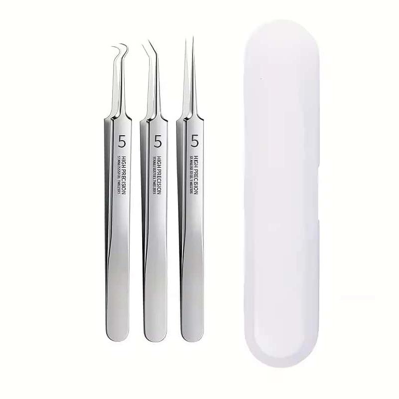 8 PCS Stainless Steel Acne Clip, Cell Clip, Blackhead Clip, Acne Needle, Beauty Salon Acne Needle, Acne Needle Tool