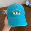 Charming Cartoon Embroidery Baseball Cap For Women With Wide Brim For Sun Safety