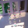 1pcs New Crystal Wind Chime Pendant Planet Heart Chime Rainbow Maker Moon Stars Sun Catcher Home Garden Decor