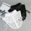 Women Fake Collar Handmade Lace Embroidery Necklace False Collar Detachable Shirt Collars for Women Removable Neck Ties