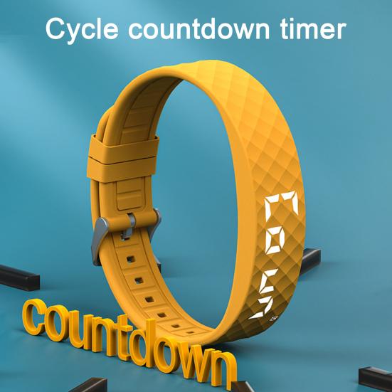 Вибрирующий будильник-часы для крепко спящих, бесшумное пробуждение, умный браслет для мужчин и женщин, регулируемый носимый вибрационный браслет на запястье