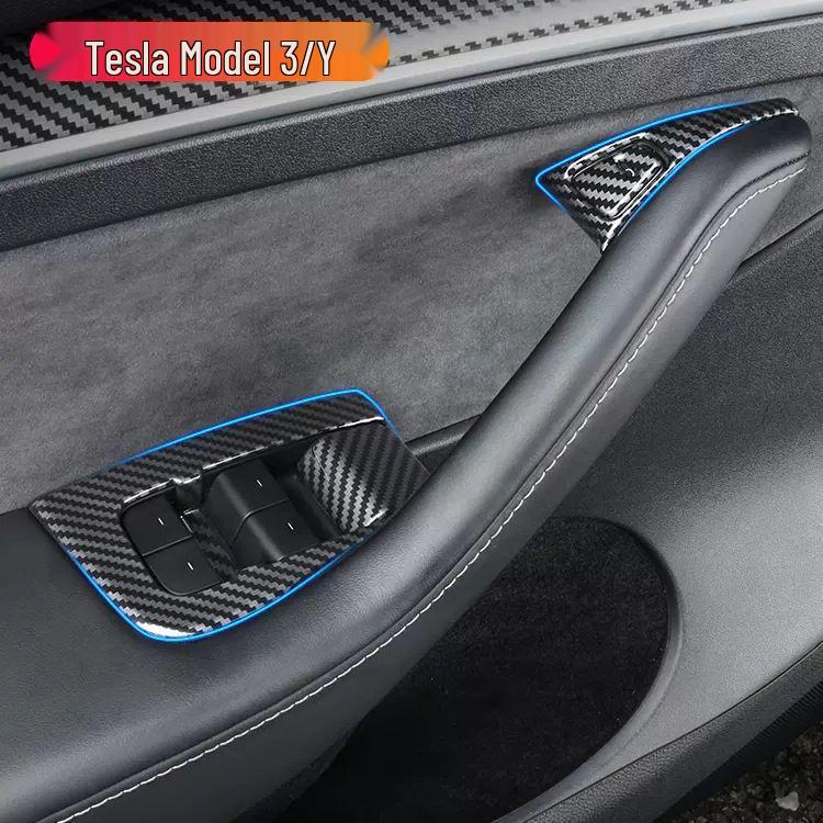 Compatible with 2025 Model Y Glass Lift Switch Panel Trim.
