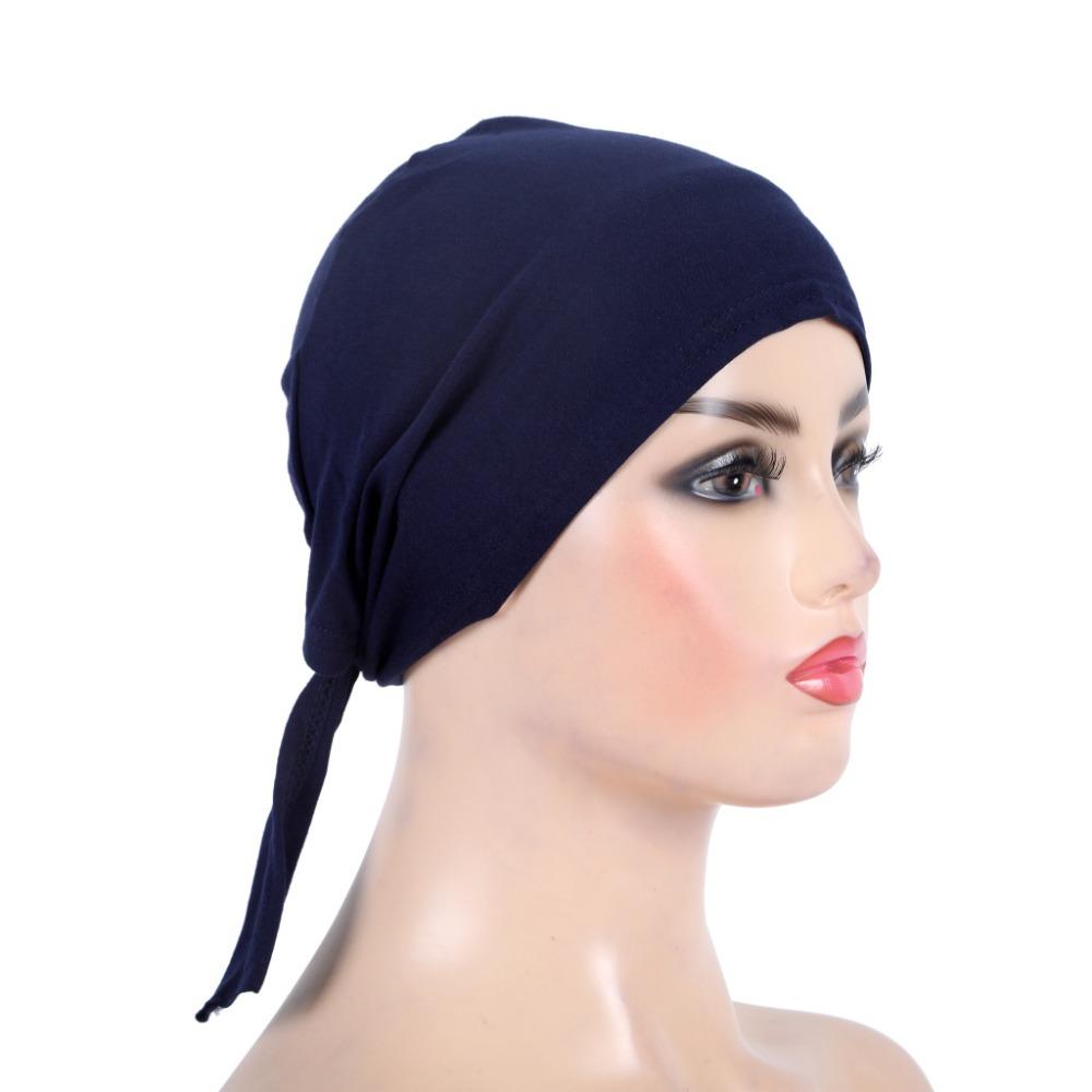 Cap Headwear Hair Accessories Underscarf Muslim Cap Islamic Hijab Inner Hijab Caps Women's Hijabs