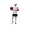 Jordan Dri-Fit Logo Print Fitted Crew Neck Sleeveless T-Shirt Men Tops White FN5857-100