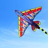 Plane Kite for Kids Adults Single Line Kite with Tail for Children Outdoor Game Beach Trip