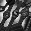 Casio G-SHOCK DW-5600BCE-1DR Цифровые часы Мужские Черный циферблат Черно-белый ремешок Современные