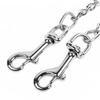 Stainless Steel Dog Coupler Rope Wear Resistant Twin Lead for Two Dogs  Small Medium Dogs