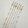 Men Eyewear Jewelry Anti-lost Glasses Clips Reading Glasses Chain Face Mask Necklace Pearl Chain