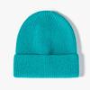 Wool hat Men's outdoor beanie Black winter women's cold hat Dome thermal ear protector Knitted hat