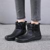 Women Boots Autumn/winter New Flat Bottom British Style Soft Sole Comfort Non Slip Plus Size 43 Cotton Boots Short Boots