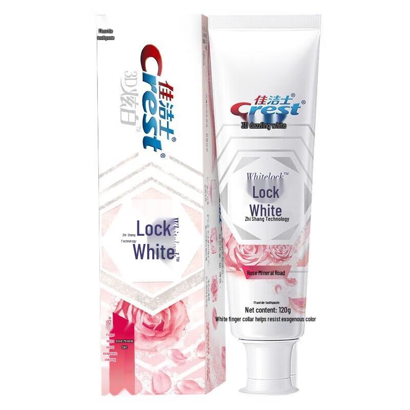 Crest Whitening Toothpaste with Rose Mineral Salt