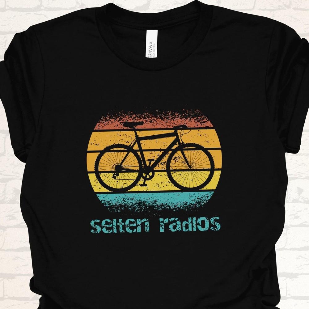 Rarely Bikeless T-Shirt Funny Retro Bicycle Shirt Funny Gift for Cyclists Vin Unisex T-Shirt