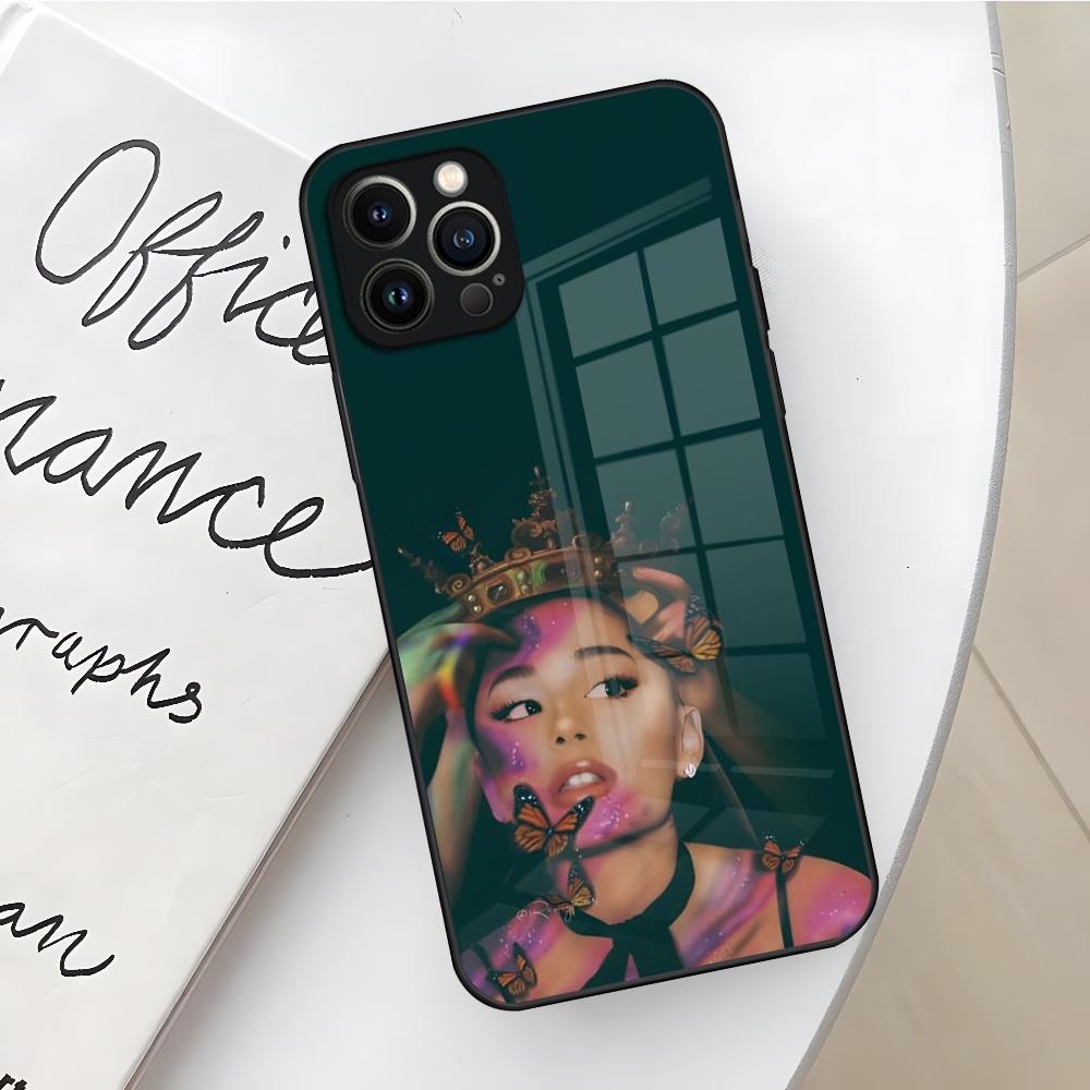 Чехол для телефона Арианы Гранде для Iphone 17 16 Air 15 14 12 11 13 Pro Max Mini X Xr Xs Se Стеклянный чехол Puls