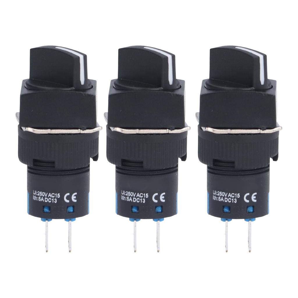 25 шт. поворотный переключатель ручка 3 положения самоблокирующийся селектор 16 мм набор комплект для оборудования