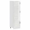 VidaXL Kitchen Cabinet Kalmar Glossy White Engineered Wood 853629