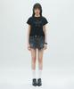 LALAFOX Lala Star Hotfix T-Shirt Short Sleeve T-Shirt Black Br2Ch029