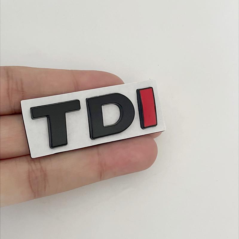 AAXT1 3D Металлические буквы TDI Значок на задний багажник автомобиля Наклейки для Volkswagen VW T-ROC Passat Jetta Touareg Tiguan Polo CC Bora