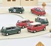 NOREV 1/64 Scale Mini Cooper S 1964 (Red/White) Diecast Model Car [Imported]