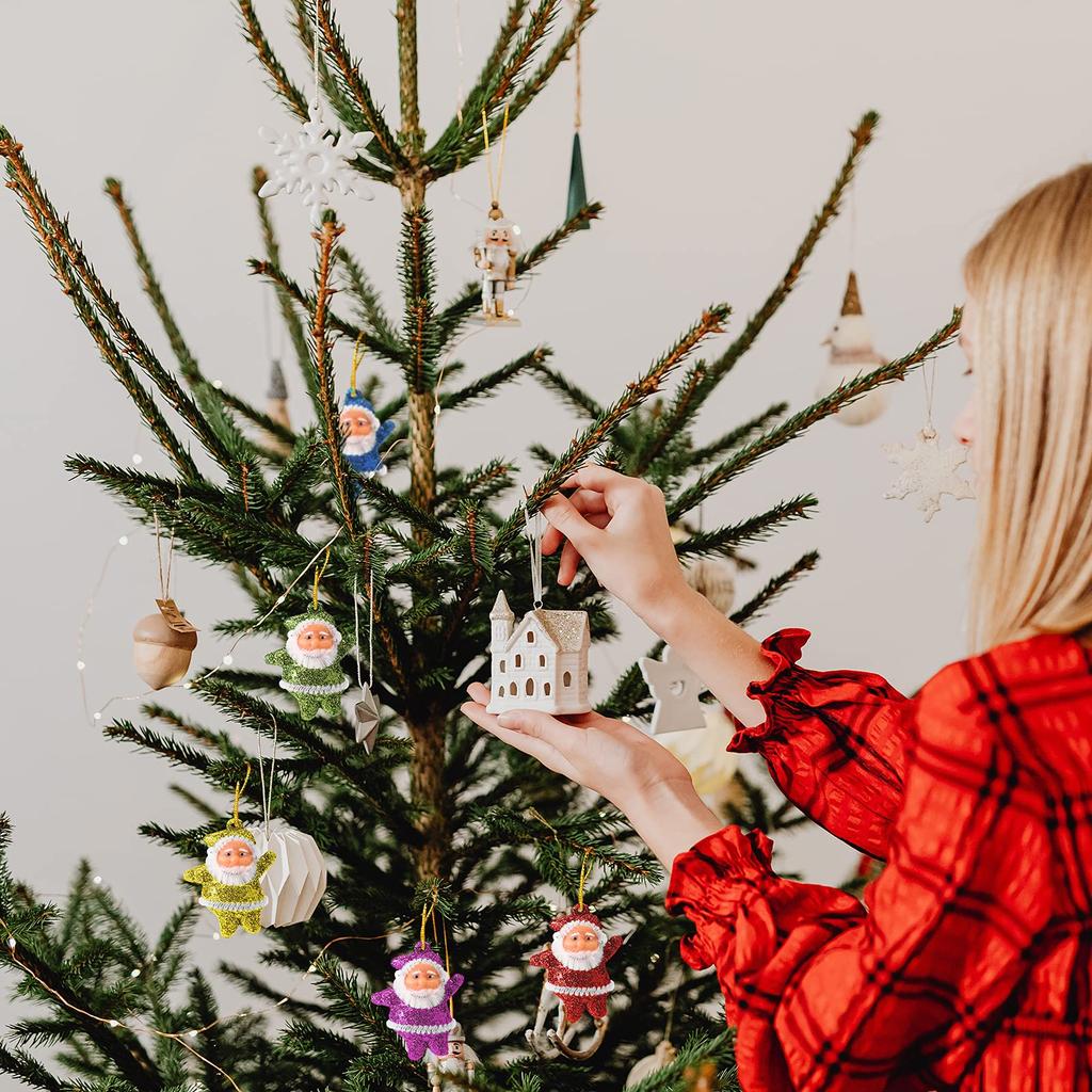 Рождественские украшения для елки, 6/12 шт.
