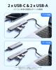 LENTION USB C 4 USB 4K 60Hz 10 Гбит/с 100 Вт PD Питание USB Конвертер Тонкий Питание Совместимый с MacBook Pro iPad Pro Surface Pro и Другими Хаб, 3.0 (Type-C),