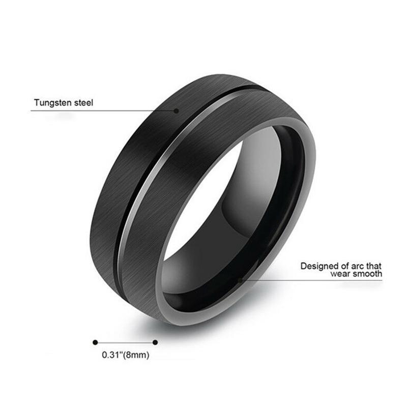 Кольцо для помолвки невесты, модное, из нержавеющей стали, размер 6-13, для мужчин и женщин, титан