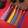 1pc Beautiful Chinese Knot Tassels 19cm Long Soft Polyester Thread Tassels Handicraft Ornament Home Decorations