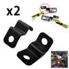 2PCS Turn Signal Indicator Light Bracket Aluminum Alloy Black LED Motorcycle Bicycle Blinker Light Bracket Moto Accessories Set