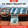 ТПУ для GEELY GALAXY M9 2025 Прозрачная Защитная Пленка Салон Автомобиля Центральная Консоль Панель Навигации Авто Стикер