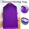 New Embroidery Square Drill Plate Diamond Painting Tool Tray Plate Plastic