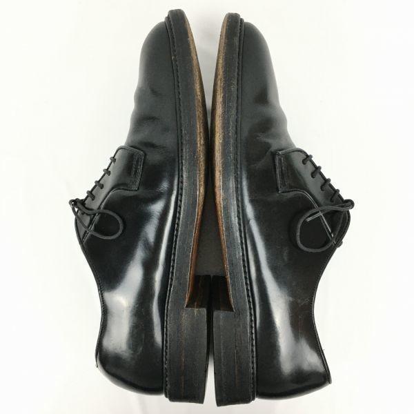 LOTTUSSE Туфли дерби с гладким носком, прошитые рантовым методом Goodyear, черные, размер 7 / 25.5 см, мужские(ИСПОЛЬЗОВАЛ)