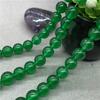 Натуральный драгоценный камень зеленый халцедон бусины-разделители 6/8/10 мм свободные бусины для изготовления ювелирных изделий