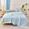 Ice Silk Air Conditioning Quilt Washable Summer Quilts Adult Kids Duvet Home Textiles Luxury Bedding Queen King Size Blanket