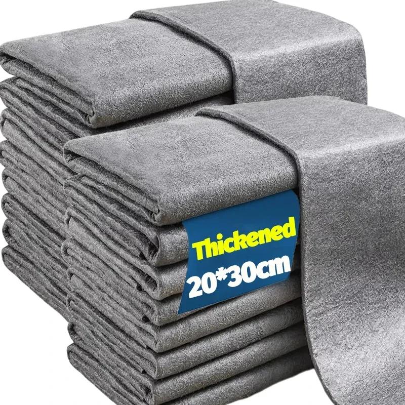 1/10 шт. утолщенные волшебные салфетки для уборки многоразовые тряпки из микрофибры для мытья окон автомобиля полотенце для протирания кухонных инструментов оптом