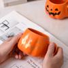 Halloween Ceramic Cup Creative Pumpkin Shape Drinkware Coffee Mug Breakfast Milk Cup Drinking Cup Halloween Decoration