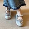 Wedge heel bag head half slippers women's 2025 new summer bow one pedal half drag sandals straw fisherman shoes
