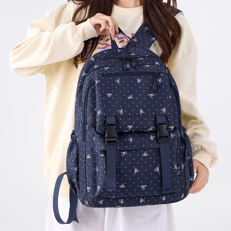 Рюкзак большой вместимости с принтом, студенческий школьный рюкзак, легкий рюкзак