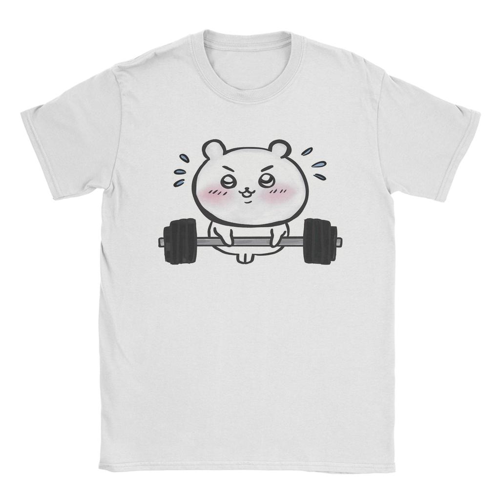 Ullzang Chiikawa Toilet T Shirt Men's Crewneck Short Sleeve Tops  Cotton Summer TopsTops