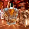 Yousheng Whiskey Bottle Motorcycle Engine Decanter Handmade Glass Bottle Mechanical Aesthetics Liquor Container for Motorcycle Enthusiasts