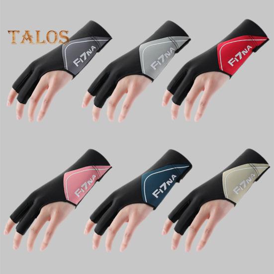 1 шт. Перчатка для бильярда с эластичной застежкой-лентой, регулируемый дизайн, нескользящая, для левой руки, 3 пальца, для бильярда